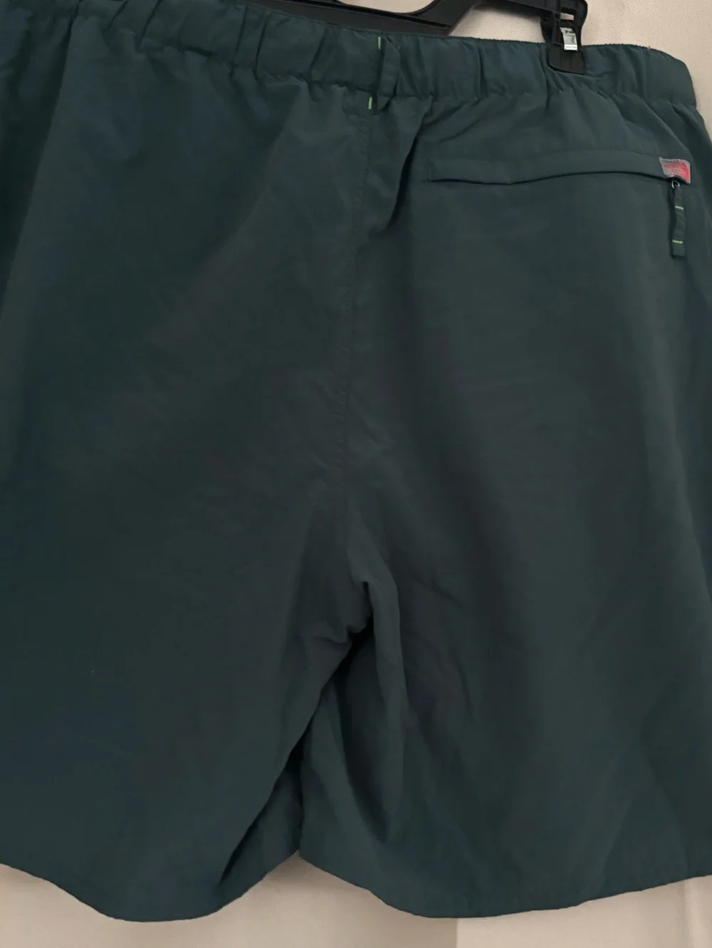 The North Face Men's Deep Teal Hybrid Shorts with Integrated Belt